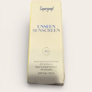 Supergoop unseen sunscreen